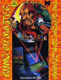 Kung Fu Master Commodore 64 US box art